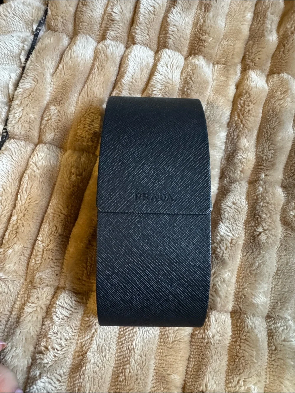 Prada Black Cat-Eye Sunglasses with Gray Lenses - Picture 3 of 5